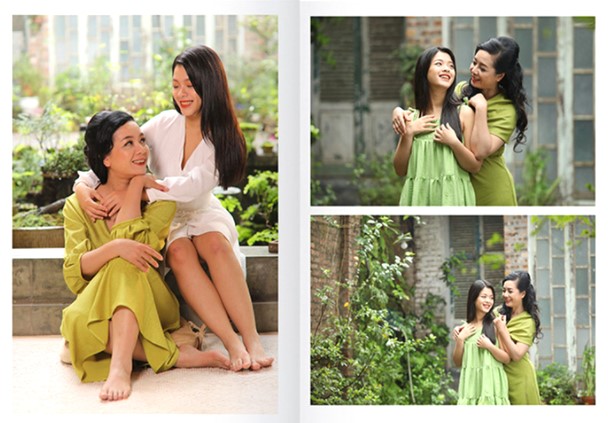 NSƯT Chiều Xuân và con gái Hồng Khanh trong sách ảnh “Làm đẹp - Hành trình bước ra ánh sáng”